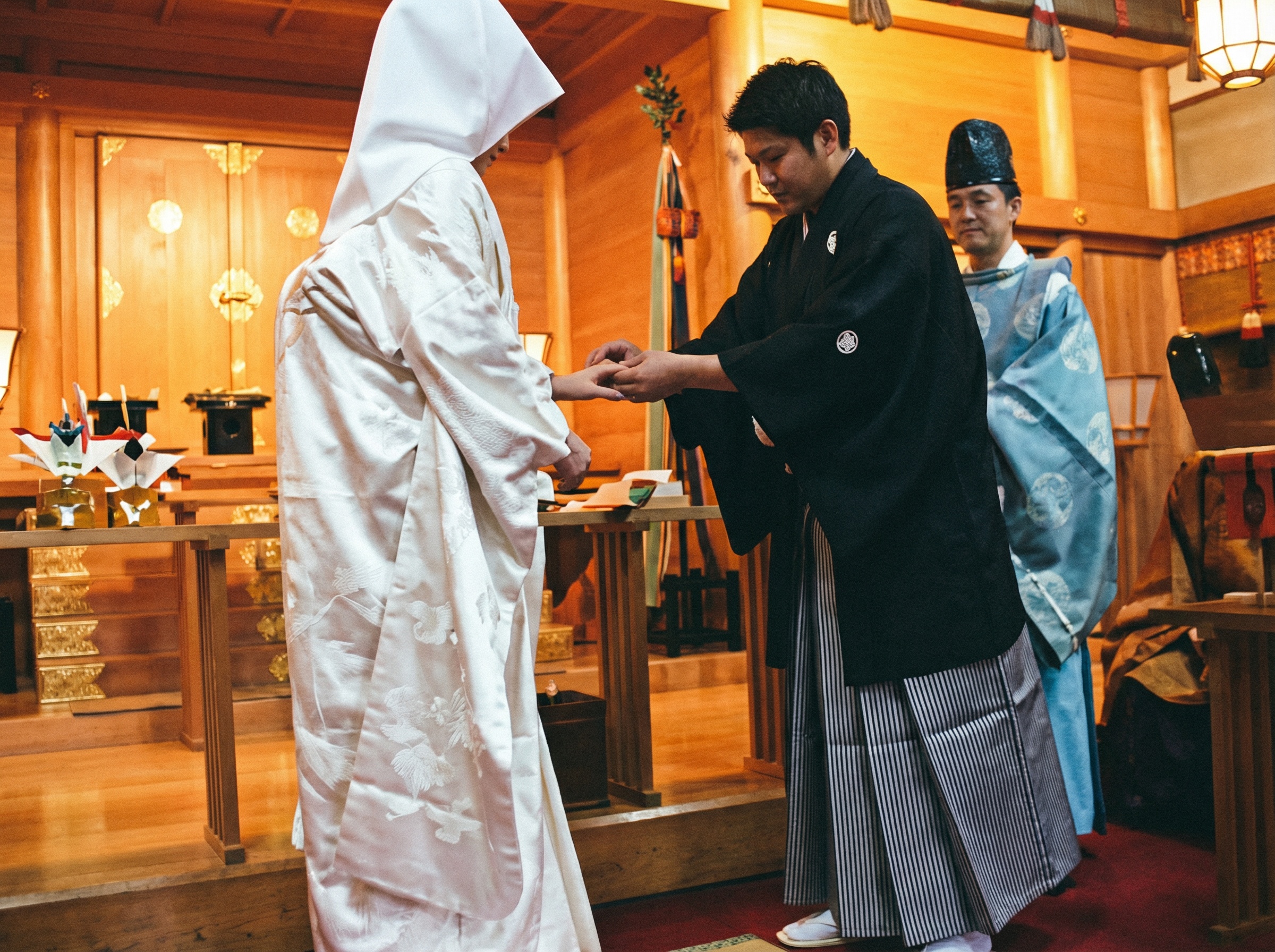 神前結婚式の御衣裳1